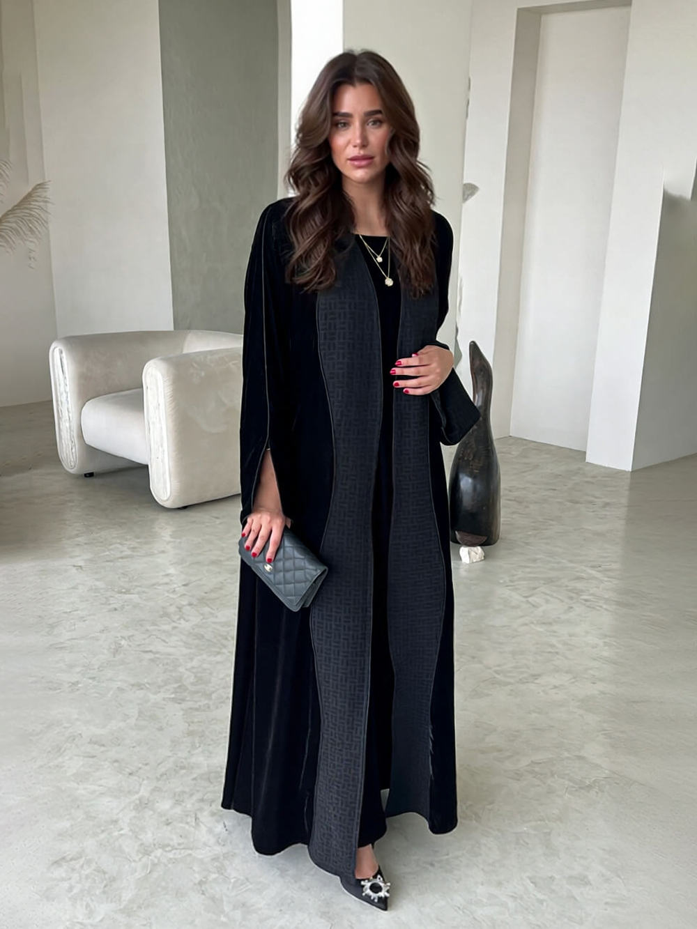 Printed Elegant Cardigan
