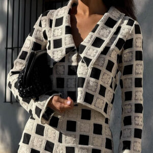 Crochet Long Sleeve Jacket