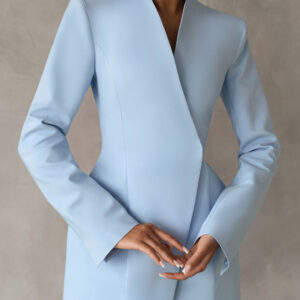 Asymmetric Neck Elegant Top