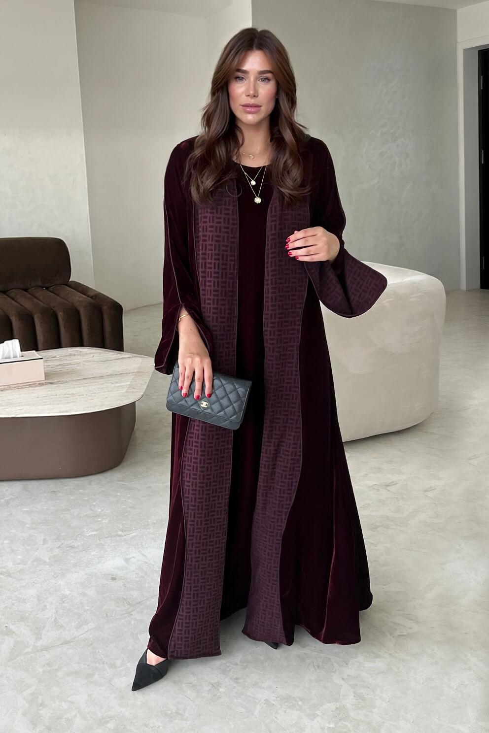 Printed Elegant Cardigan