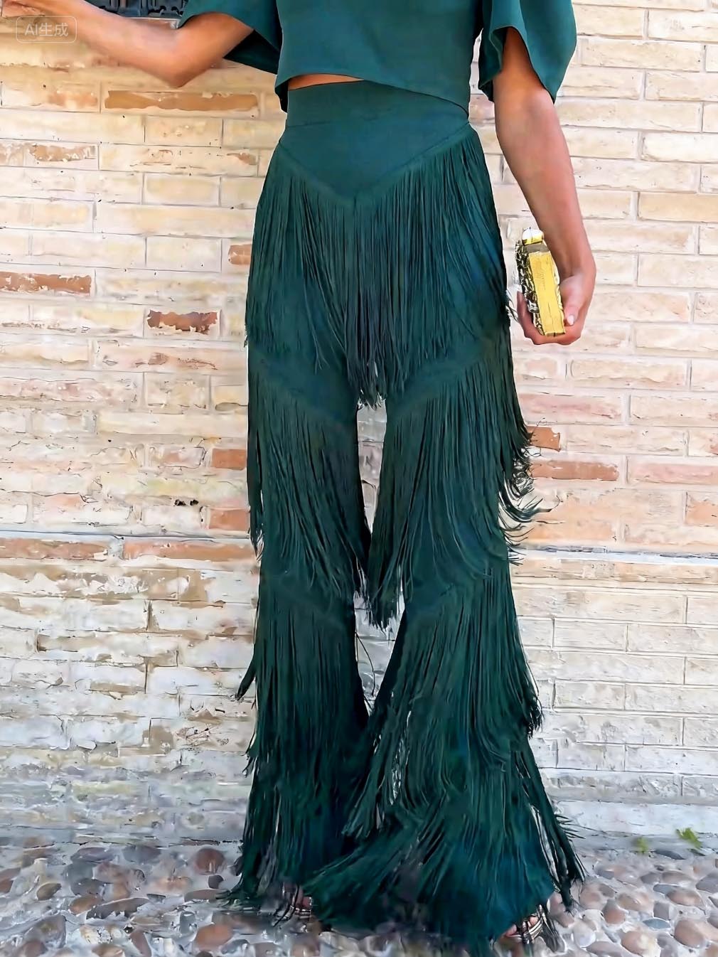Wide-Leg Elegant Pants